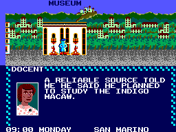 Where in the World is Carmen Sandiego (USA) In game screenshot